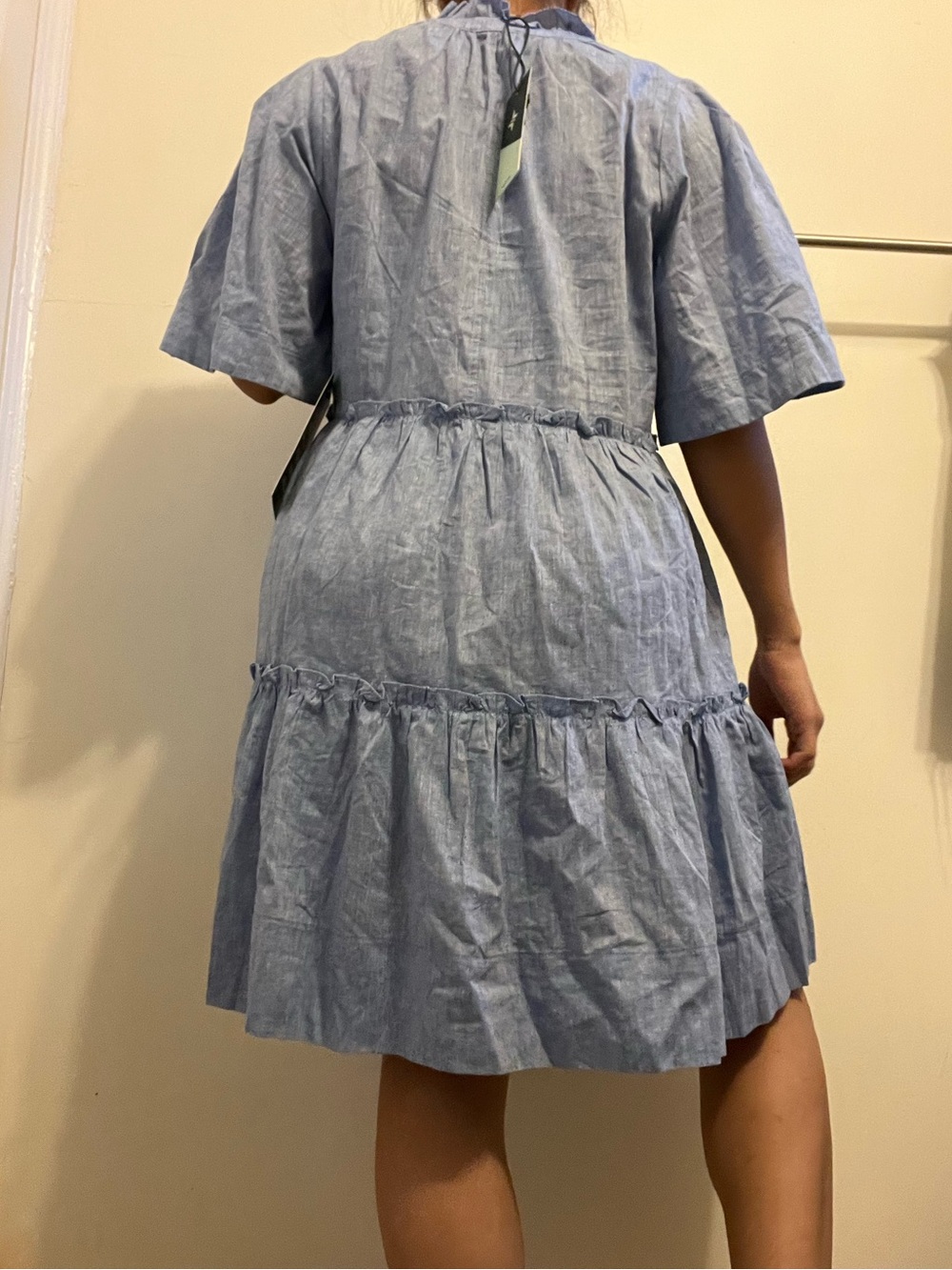 JY26 Tuckernuck Chambray Crawford Dress - Picture 6 of 10